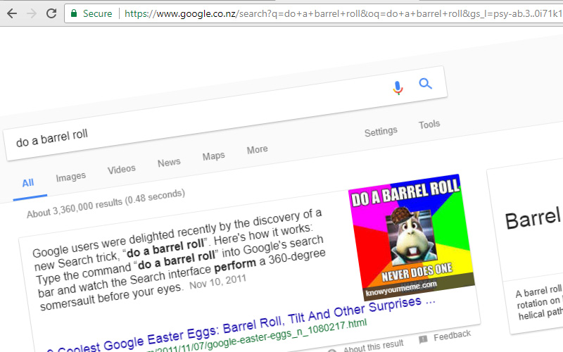 google-barrel-roll